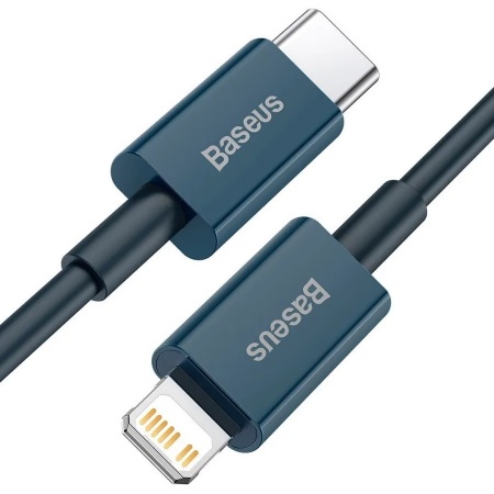 Купить Кабель Baseus Superior Series Fast Charging, Type-C - Lightning, 20W, 1 м, Blue (CATLYS-A03)