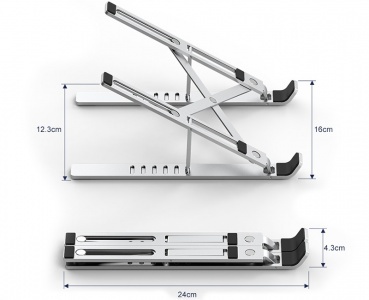 Купить Подставка для ноутбука Wiwu Laptops S400 Silver