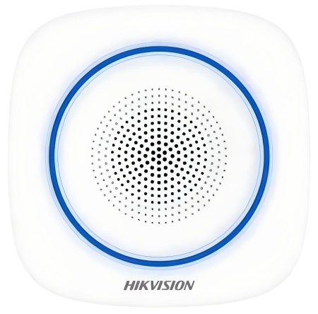 Купить Беспроводной внутренний SIP-оповещатель Hikvision DS-PS1-II-WE Blue Indicator