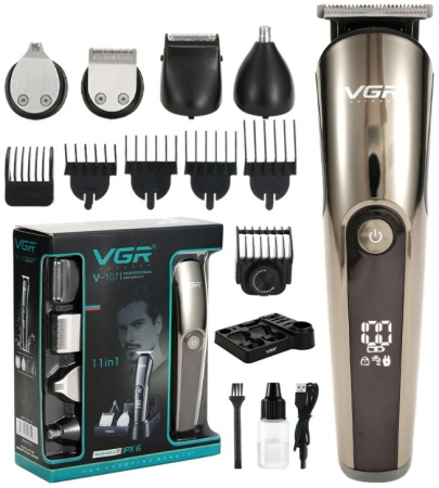 Купить Набор для стрижки волос VGR Voyager V-107 11 in 1 Professional Grooming Kit
