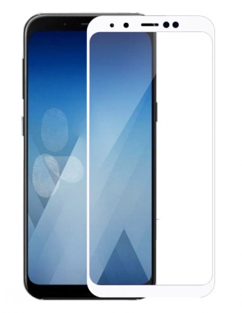 Купить Защитное стекло для Samsung A8 Plus (2018) с рамкой