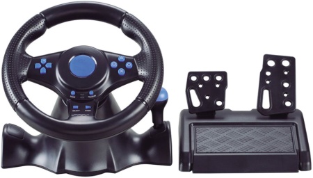 Купить Игровой руль 3 в 1 Vibration Steering Wheel (PS3,PS2,PC)