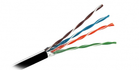 Купить UTP4 LC Уличная cat5e CU , витая пара, 1 метр